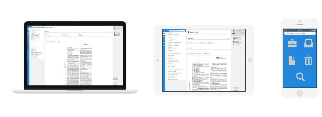 Papierflieger Multi-Device Fähigkeit